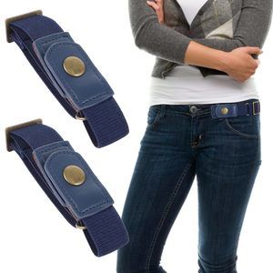 2 Pack No-buckle Invisible Belt For Men & Women | Inside The Waistband Belt💖